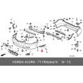 Honda Left Front Side Support 71198-SDA-A10 - 2006-2007 Accord Sedan