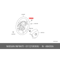 Nissan Steering Wheel Bolt 01121-0030U