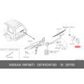Lifter-Back Window Wiper - Nissan Pathfinder 2001-2004