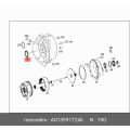 CORTECO Output Shaft Seal - Mercedes-Benz GLK350 GLK250