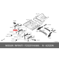 Radiator Core Side Support, RH - Nissan (F2520-1HAMA)