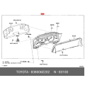 Toyota Land Cruiser FZJ100 Speedometer Meter Cluster 83800-6E202