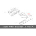 Hose-Blow By, A - Nissan 11826-VB000