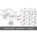 Steering Switch - NISSAN - 25550-3KS1B