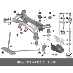 MEYLE Subframe Mount BMW X1 430i 430i xDrive 230i 328i xDrive