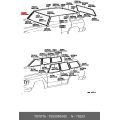 Toyota Windshield Moulding Outside Right Hand 75533-90A00