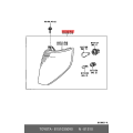 Bumper Turn Signal Light Yellow - Toyota Hilux YN85 RN85 LN85 RN90 RN106 Pickup