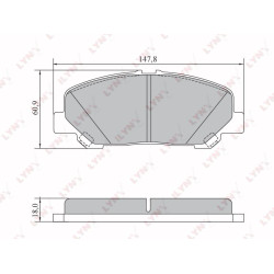 Brake Pads And Brake Shoe For Toyota Alphard/Vellfire(H2-H3) 2.4-3.5 08> / Previa Iii(R2) 2.4 06>