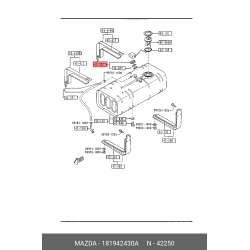New GENUINE Mazda Cap Filler 1819-42-430A