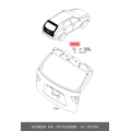 Hinge(L),Trunk Lid