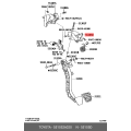 Clutch Pedal Bracket Sub-Assembly - Toyota 55105-26020