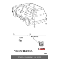 Toyota Genuine Land Cruiser Rear Fog Lamp Assembly Left Hand
