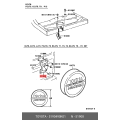 TOYOTA 51904-90K01 Bracket Sub-Assy Spare Wheel Carrier