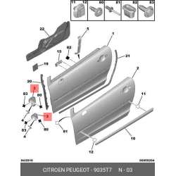 Hinge Inf Lh Fr Door