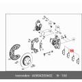 Genuine Mercedes-Benz Disc Brake Pad Set 0004203602