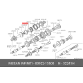 NISSAN 00922-13500 Snap Ring Drive Shaft