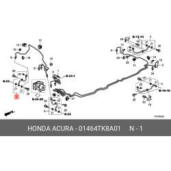 Hose Set Fr Rh Brake