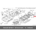 Nissan Signal Lamp Assembly Mount Bolt 08146-6165H