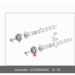 Camshaft Adjuster Intake M278 Right Side - Mercedes-Benz