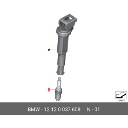 Spark Plug Bmw E39,E46,E60,E65,X3,X5, Fgr7Dqp+