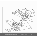 MERCEDES-BENZ 1168800670 Bumper Corner Front Right