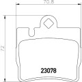 Brake Pad Set Rear E220