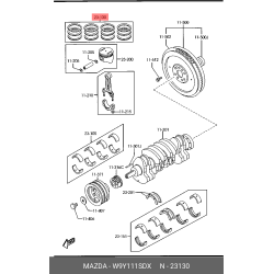 Ring Set Piston 0.50