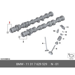 Camshaft Inlet Bmw F01,F02,F10,E70,X6(5.0)