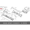 Genuine Nissan Clip Set 01553-00731 x20 OEM