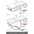 Genuine Toyota Lexus Roof Rack Bracket Bolt with Washer Set of 4