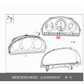 MERCEDES-BENZ 1635400047 Speedometer Instrument Cluster