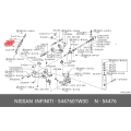 Genuine Nissan Strut Bushing 54476-01W00