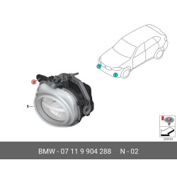BMW Hex Head Screw (2003-2023) OE 07119904288