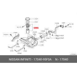 Fuel Pump Assembly - Nissan Urvan 2.5L 2008-2012