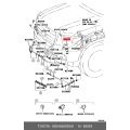 TOYOTA 85045-60030-A1 Genuine Nozzle Sub-Assy, Type1 H/Lamp Washer, LH