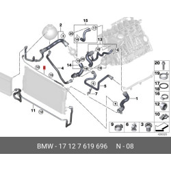 Tank Hose Bmw F07,F10,F18,N20