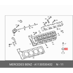 Mercedes-Benz Engine Valve Seat 1130530432