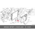 Genuine Nissan Auto Transmission Oil Cooler Hose 21632-1LA0A