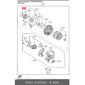 Mazda Genuine Alternator Pulley LF18-18-330A fits MAZDA6 [GG,GY] 02-04