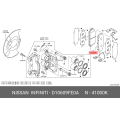 Nissan Armada Front Brake Pads Genuine OEM D1060-9FE0A