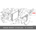 NISSAN 21743-1LA0A Genuine Reservoir Hose