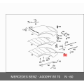 MERCEDES-BENZ 0009915170 Spring Clip