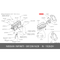 Genuine Nissan Bolt 08120-61628