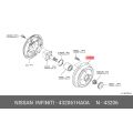 Brake Drum, Rear - Nissan (43206-1HA0A)