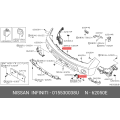 Bumper Cover Clip - Nissan 01553-0038U
