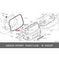 Back Door Stay - Nissan Patrol (Y62)