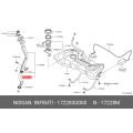 NISSAN GENUINE HOSE, FILLER 17228-3U000