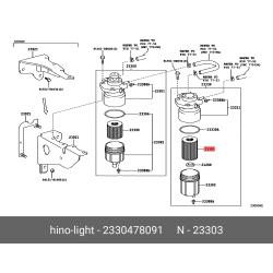 Element Set Fuel Filter