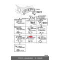 TOYOTA 53868-90K00 BRACKET, FRONT WHEEL OPENING, NO.6