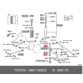 Toyota Rear Stabilizer Bar Link Cushion 48817-48020
